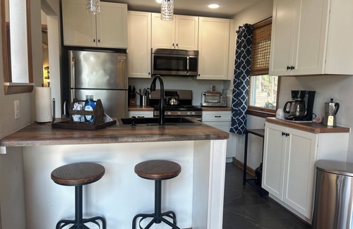 Athens Ski Chalet | Lakefront on the quiet side of main lake!