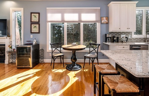Mayhew House | Lakefront Retreat, with private boat dock, beautiful open water view