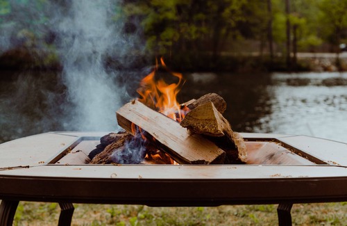 Westminster Cottage | Lakefront; view of ski mountain, firepit, dock, kayaks, paddle board