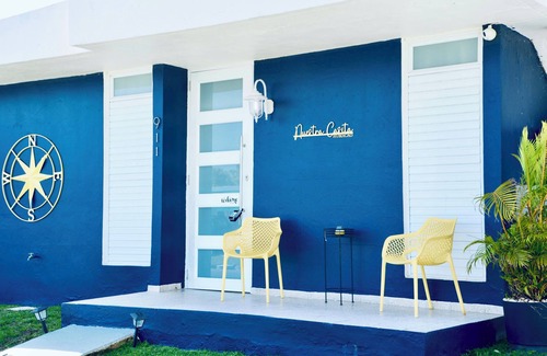 Punta Santiago House | Lakeside Casita+private pool+Grill+ 1.min to beach