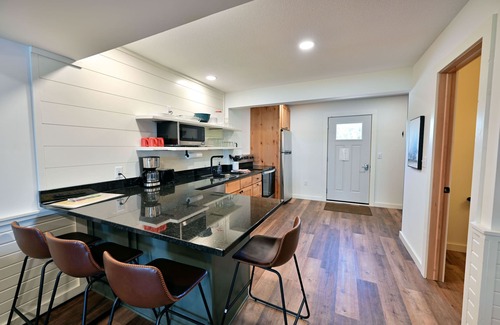 Webb Lake Condo | Lakeside Fishing Bear Condo: Beach, Sauna, Club Room, Private Balcony