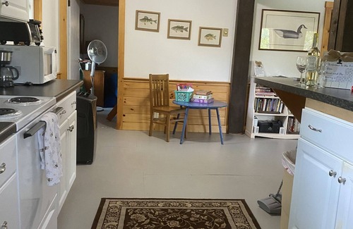 Warner Cottage | Lakeside home. Fishing, paddle boarding, swimming, and easy lake fun.