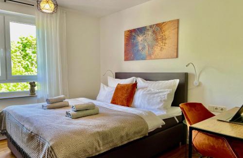 Renningen Apartment | LaMiaCasa Balcony Near Bosch and Train Station