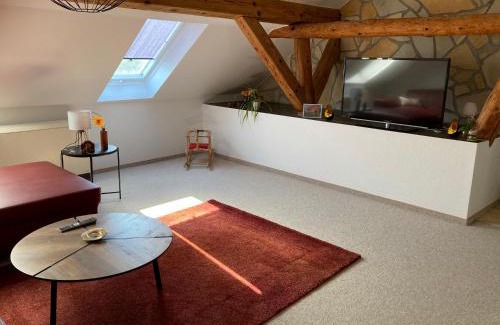 Kluetz Apartment | Landhausidyll Apartment Wohn- und Schlafzimmer