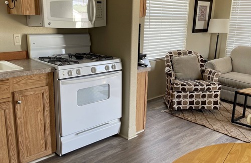 San Benito House | Large and full size everything, tiny living at its best!