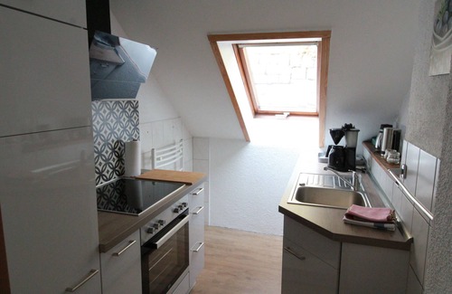 Niederrathen Apartment | Large apartment in Burghain-Rathen and terrace with Elbe view and panorama