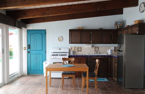 La Fonda Apartment | Large beachfront loft apartment in gated community Playa La Misión with deck.