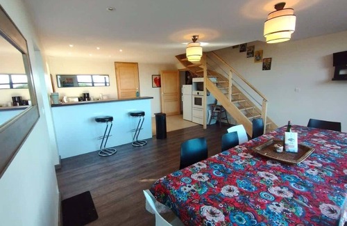 Taule House | Large farmhouse with garden and sea view for 8