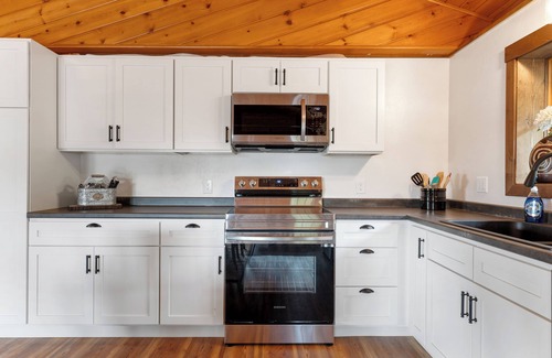 Whitewood Cabin | Large Log Home Overlooking Creek!
