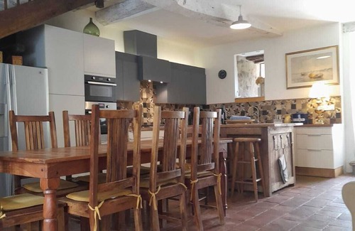 Aiguelèze House | Large medieval village house, pets welcome, private pool.