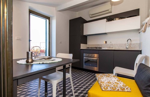 Cipressa Apartment | Large panoramic sea view terrace, stone shower, excellence vacation.
