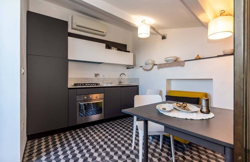 Cipressa Apartment | Large panoramic sea view terrace, stone shower, excellence vacation.