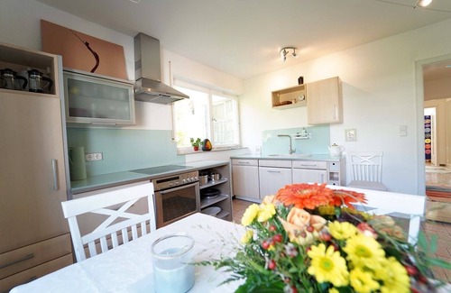 Bad Urach Apartment | Large, quiet vacation apartment (approx. 70sqm) with large balcony and shared use of the garden