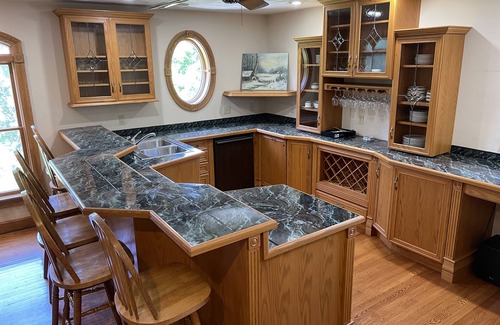 Falls House | Large Secluded Home w/Private Pool, Hot-tub, Gym, Game room, and Bar Area.