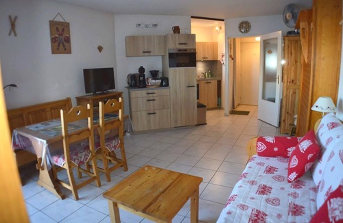 Les Rousses Apartment | Large studio in the center of Les Rousses resort, private garage, elevator.