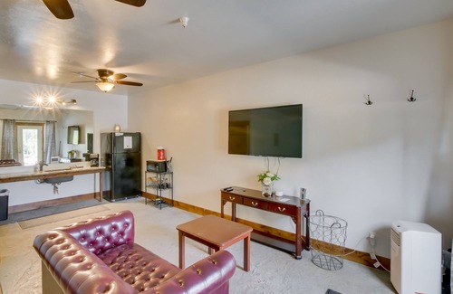 Lava Hot Springs Apartment | Lava Hot Springs Studio w/Views, Walk to River