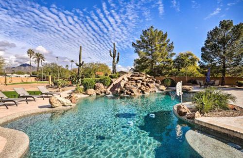 Cactus Acres House | Lavish Estate with Sports Court and Home Theater!