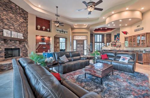 Cactus Acres House | Lavish Estate with Sports Court and Home Theater!