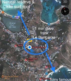 Petit Cul De Sac Beach House | Le Bungalow & Car rental