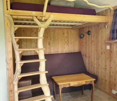 Rostrenen House | Le Merle Moqueur, maisonnette en bois, Les kabanes en Kreiz Breizh