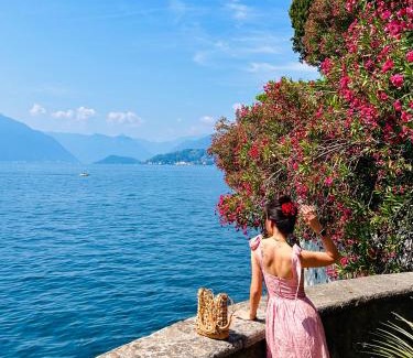 Perledo House | Le Palm House has two bedrooms with the breathtaking view over lake Como
