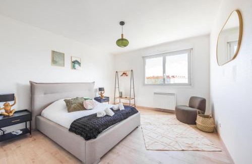 Lingolsheim Apartment | Le Solaris 3 chambres avec 2 grands lits et 3 simples