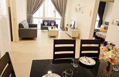 Medini Apartment | Legoland-5min walk @ Afiniti Residency Stay with Kids family friendly 1-8Pax