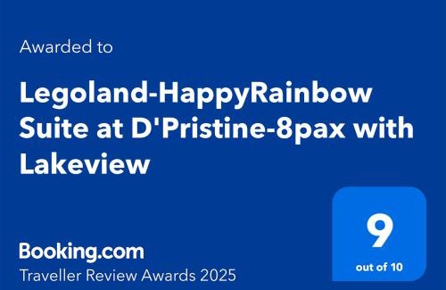 Medini Apartment | Legoland-HappyRainbow Suite at D'Pristine-8pax with Lakeview