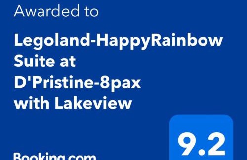 Medini Apartment | Legoland-HappyRainbow Suite at D'Pristine-8pax with Lakeview