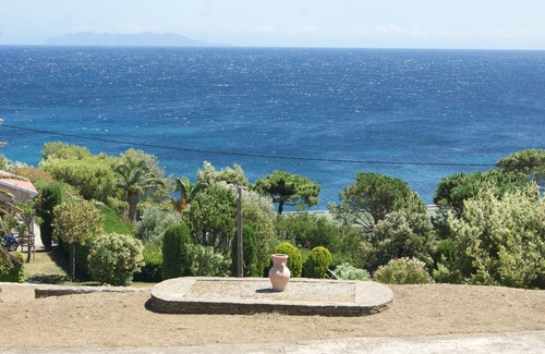 Santa-Severa Apartment | Les Cyprès - View to the sea and Harbor of Santa Severa, in Corsican Cape