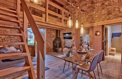 Arbucies Apartment | Les Espelmes - Habitación con Vistas y Jardín Dentro de Masía Rural