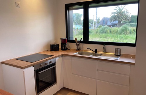 Tregastel Apartment | Let yourself be tempted by this Nature&Bois cocoon just 2 minutes from the sea and the town center.