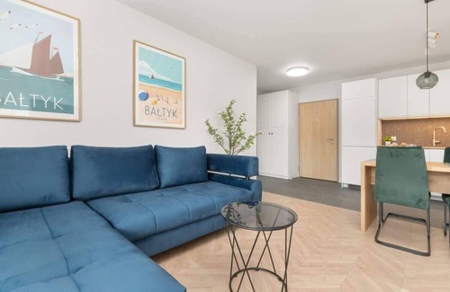 Nowy Port Apartment | Letnicka 1H | Fashionable Apartment | Parking