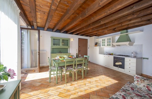 Liano-Formaga Apartment | Liano Orchidea -Terrace & parking, Gargnano, Italy