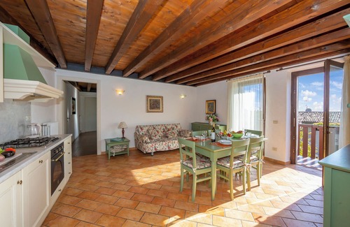 Liano-Formaga Apartment | Liano Orchidea -Terrace & parking, Gargnano, Italy