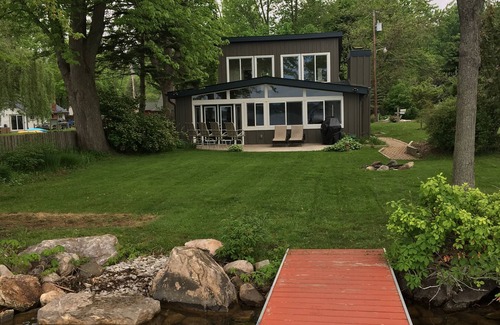 Hamburg Township House | Life is better on Portage Lake. SUMMER FIREWORKS- viewable from House