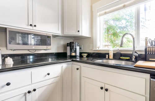 Fremont House | Light & Airy Townhome with Work Den, Parking Spot, and Thoughtful Design