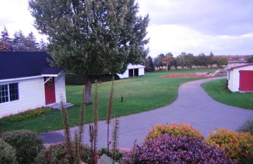 New London House | Linden Homestead: Modern Queen Bed B&B suite in Century Farm House
