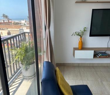 Pimentel Apartment | Lindo Departamento con Terraza Vista al Mar