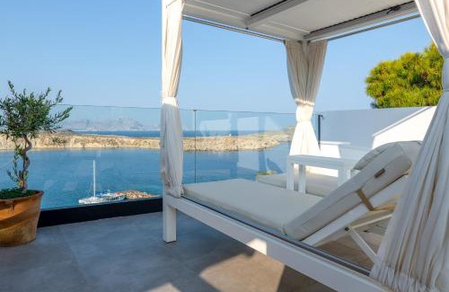 Lindos Villa | Lindos Shore Summer House with Jacuzzi and sea view !