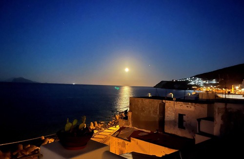 Acquacalda Villa | Lipara-Villa by the sea with beautiful terraces and panoramic views, Wi-fi
