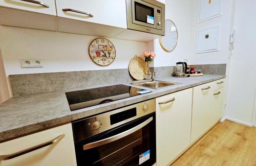 Chodov Apartment | LIVE-INN PRAGUE 2 BDR FAMILY SUITE FOR 1-8 GUESTS, 20 Mins to center, Lift, Gym, Reception, Parking, Roof Terrace, Game & Party
