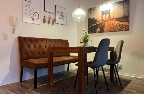 Saarbruecken Apartment | Living at Saarpartments -AdultsOnly- 2 Bedrooms, Kitchen - Business & Holiday Apartments for Long- and Short term Stay, 3 min to Train Station, Secure E-Bike Parking!