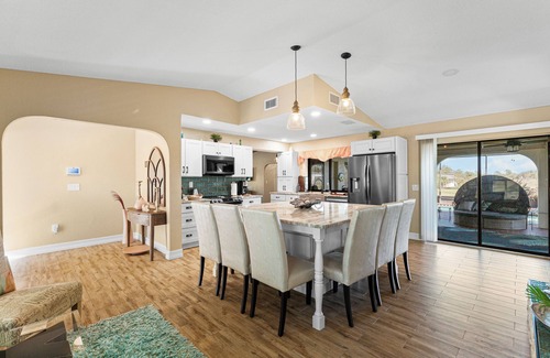 Punta Gorda House | Living on mansion, 3br home in Punta Gorda with heated pool, 2 acres with pond