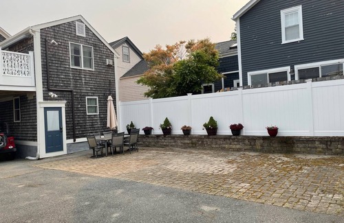 Yachting Village Apartment | LOCATION! Downtown, 2BR, Full Kitchen, Patio, off-street parking for two cars!