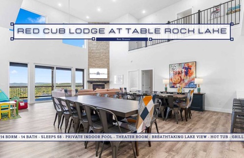 Kimberling City Cabin | Lodge ∙ 14 bedrooms ∙ 58 guests