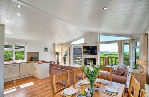 Saint John Other | Lodge in Whitsand Bay with Hot Tub & Sea Views