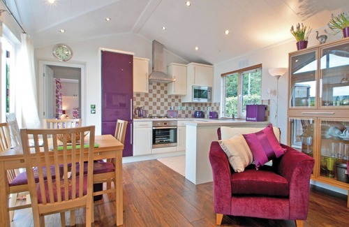 Low Newton Ski Chalet | Lodge with one king-size double with TV.