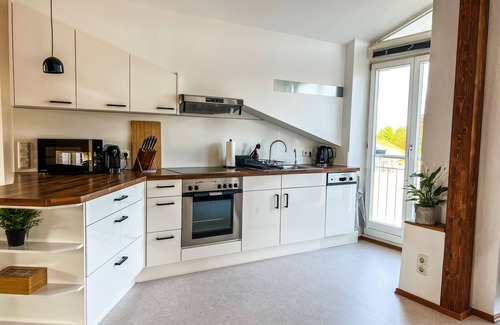 Prien am Chiemsee Apartment | Loft apartement in the heart of Prien am Chiemsee * SmartTV * Washer-dryer*100m²