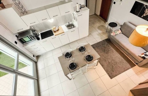 Santa Rita Apartment | Loft Design + Garage and Fitness Area